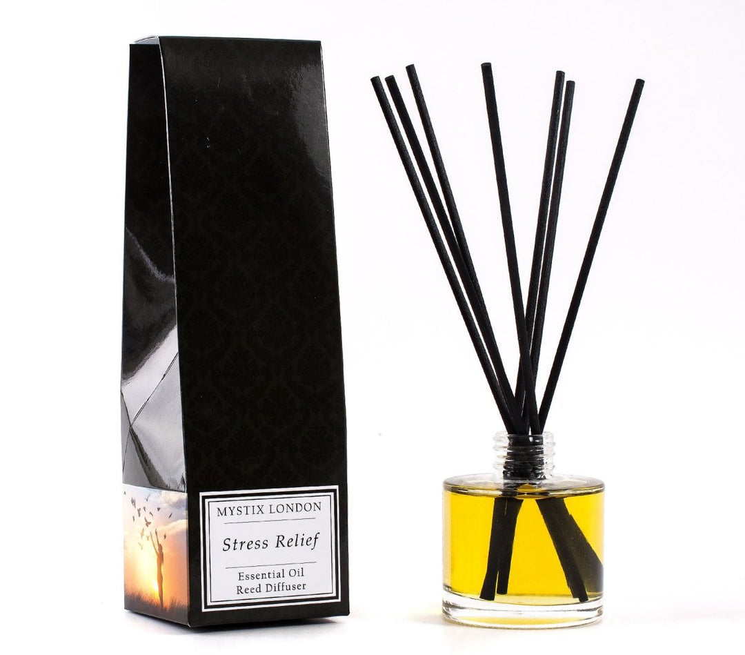 Stress Relief - Essential Oil Reed Diffuser - Mystic Moments UK
