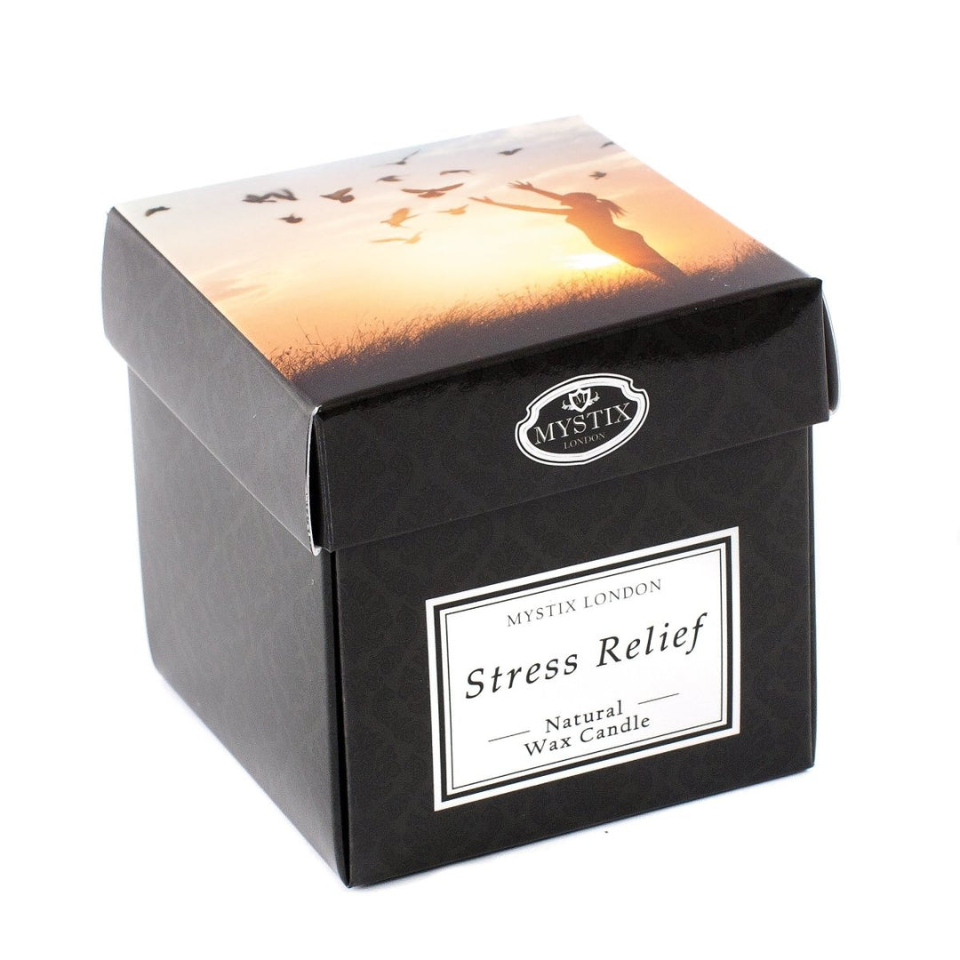 Stress Relief Scented Candle - Mystic Moments UK