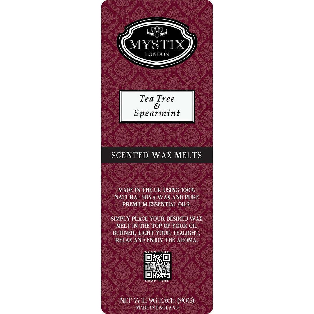 Tea Tree & Spearmint | Wax Melt Clamshell - Mystic Moments UK