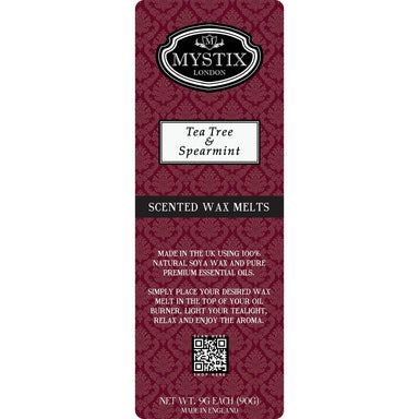 Tea Tree & Spearmint | Wax Melt Clamshell - Mystic Moments UK