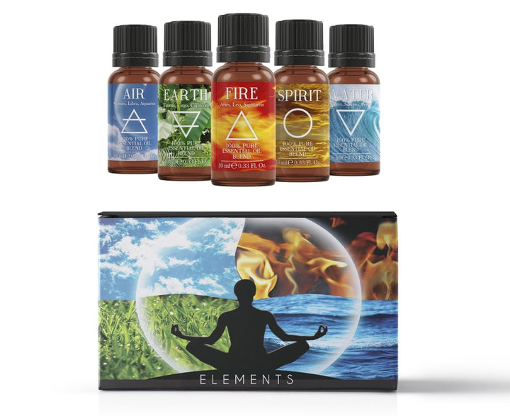 The 5 Elements | Essential Oil Blend Gift Pack - Mystic Moments UK