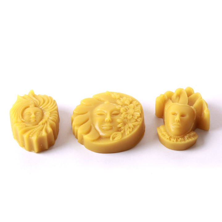 Three Faces Silicone Soap Mould