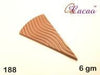 Triangles Wavey Cake Decorations Chocolate/Sweet/Soap/Plaster/Bath Bomb Mould #188 (8 cavity) - Mystic Moments UK