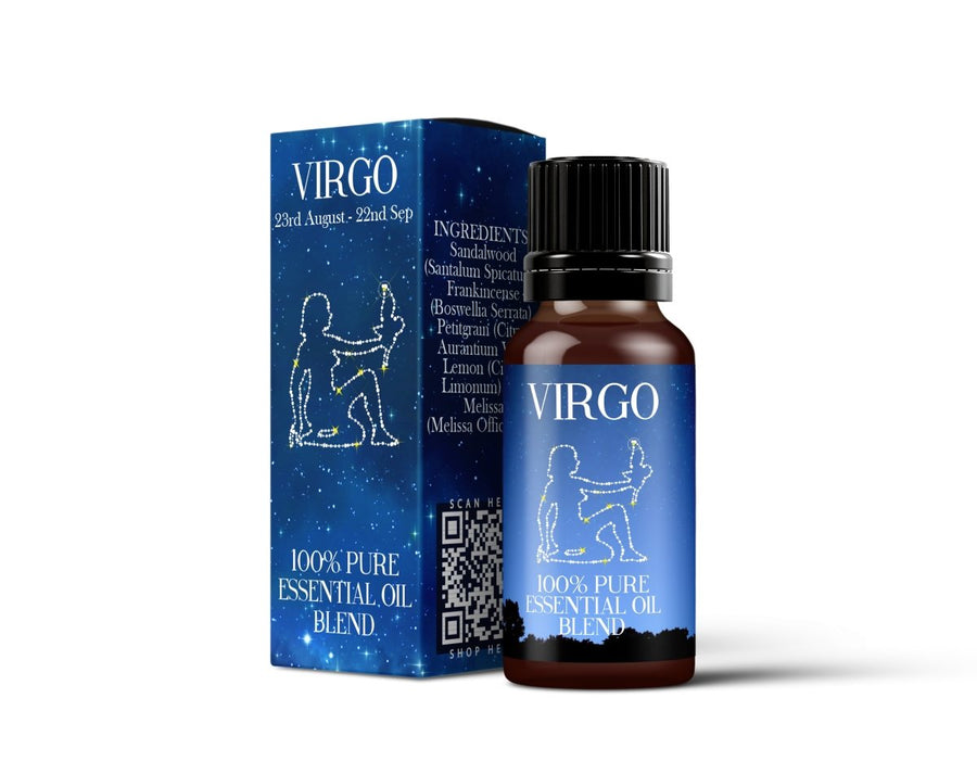 Virgo - Zodiac Sign Astrology Essential Oil Blend - Mystic Moments UK