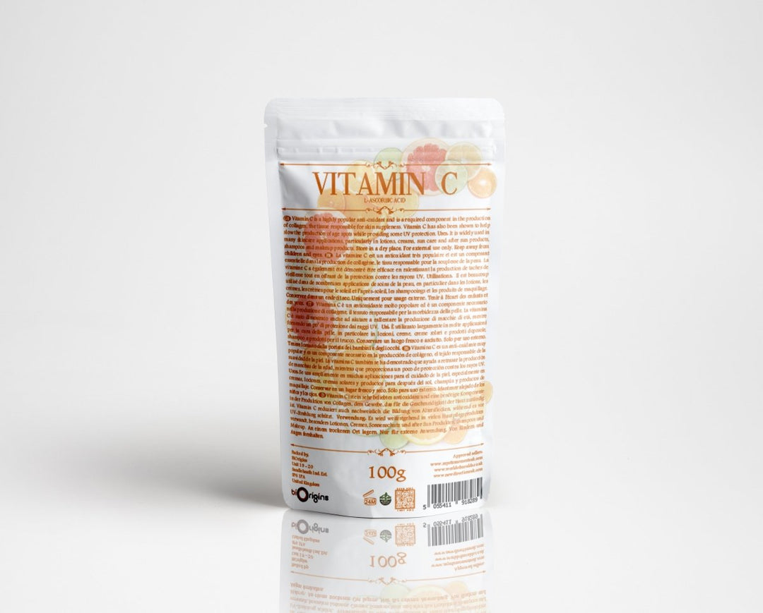 Vitamin C Ascorbic Acid - Vitamins - Mystic Moments UK