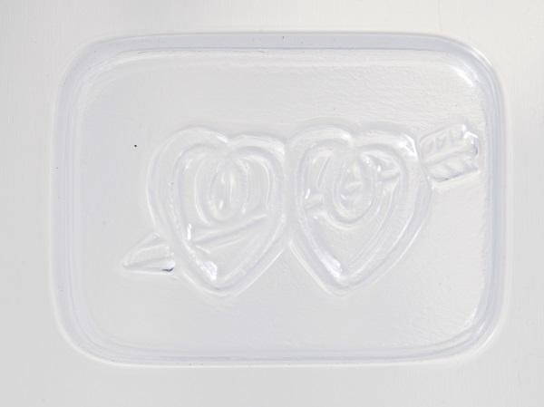 Wedding Favour Soap Mould Mold Double Heart with Arrow 8 Cavity M140 - Mystic Moments UK