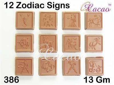 Zodiac Signs Chocolate/Sweet/Soap/Plaster/Bath Bomb Mould #386 (12 cavity) - Mystic Moments UK